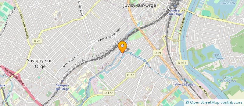 localisation de l'entreprise AB MILLIMETRE à VIRY-CHATILLON