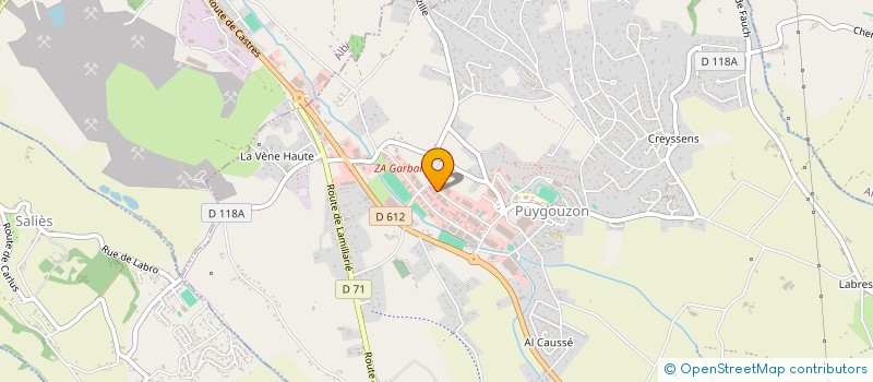 localisation de l'entreprise AB MOTORS ALBI  LE GARRIC