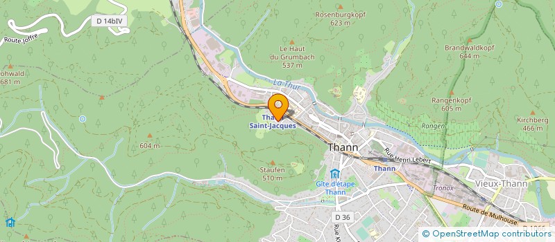 localisation de l'entreprise AB MULTI  THANN