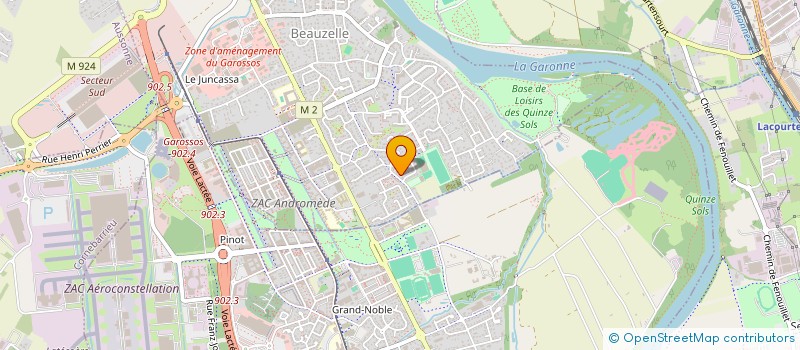 localisation de l'entreprise AB MULTISERVICES à BEAUZELLE