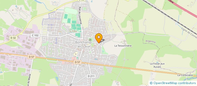 localisation de l'entreprise AB-NATH  BONCHAMP-LES-LAVAL