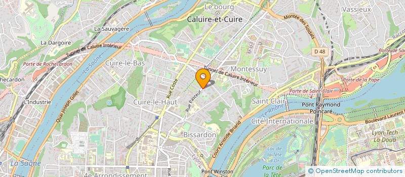 localisation de l'entreprise AB NETT à CALUIRE-ET-CUIRE