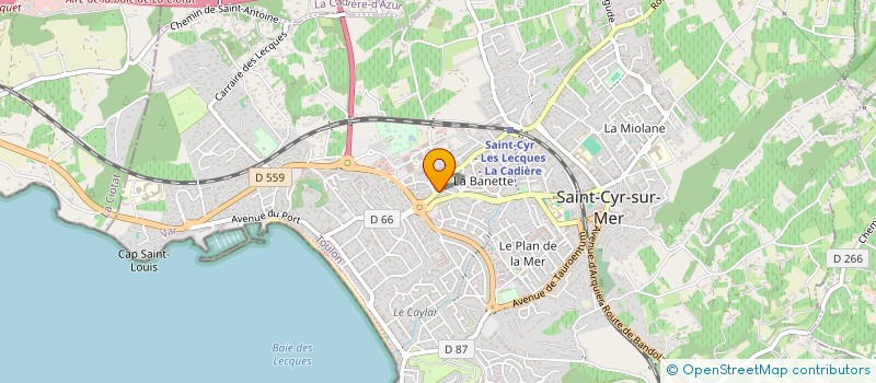 localisation de l'entreprise AB NOOK à SAINT-CYR-SUR-MER