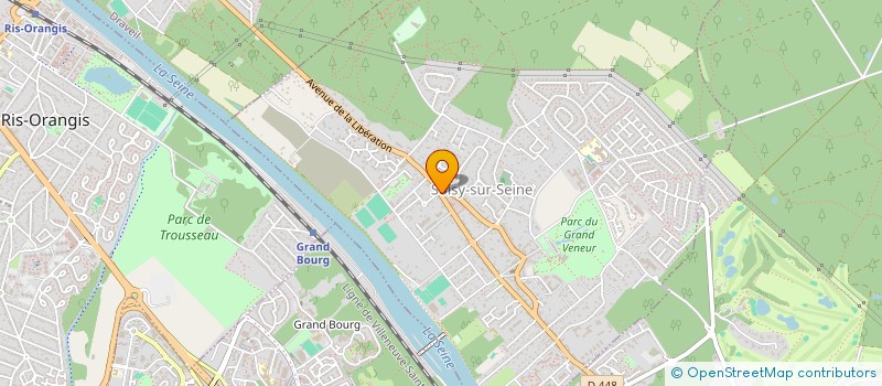 localisation de l'entreprise AB NOTAIRES ASSOCIES à SOISY-SUR-SEINE