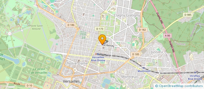 localisation de l'entreprise AB NUAGES à VERSAILLES