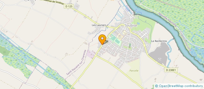 localisation de l'entreprise AB OCCAZ  SOUBISE