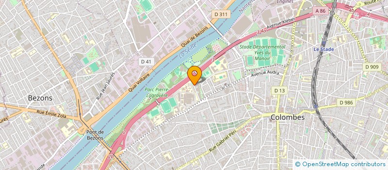 localisation de l'entreprise AB & OJ TRADING à COLOMBES