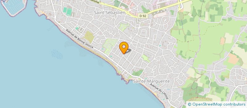 localisation de l'entreprise AB OPTIQUE  PORNICHET