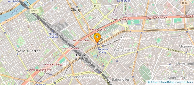 localisation de l'entreprise AB OPTIQUE  PARIS