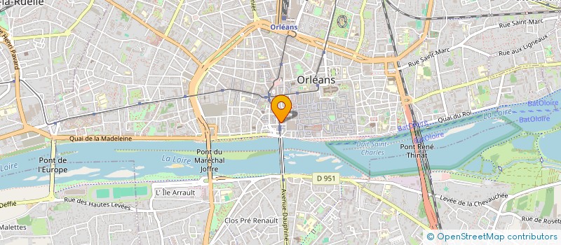 localisation de l'entreprise AB ORLEANS à ORLEANS