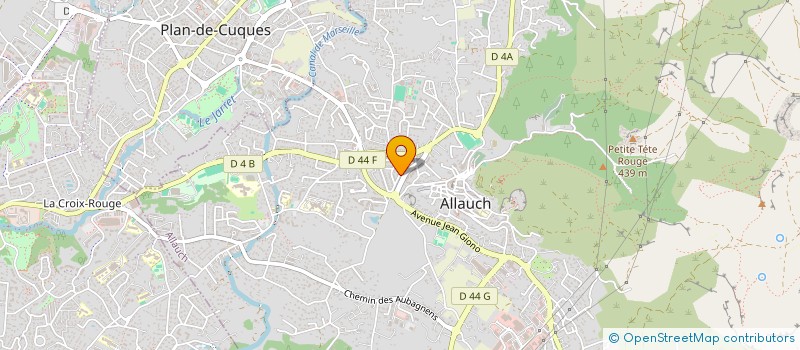 localisation de l'entreprise AB ORTHOPTIE  ALLAUCH