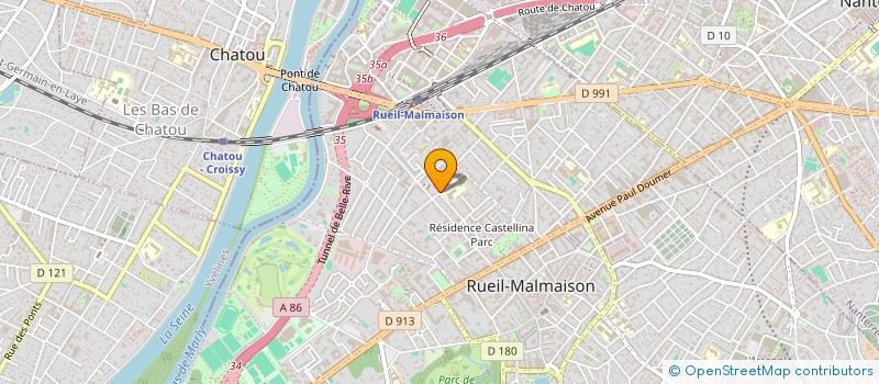 localisation de l'entreprise AB OVO DESIGN à RUEIL MALMAISON