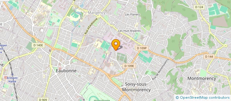 localisation de l'entreprise AB PARCS-SOMEBA  SOISY-SOUS-MONTMORENCY