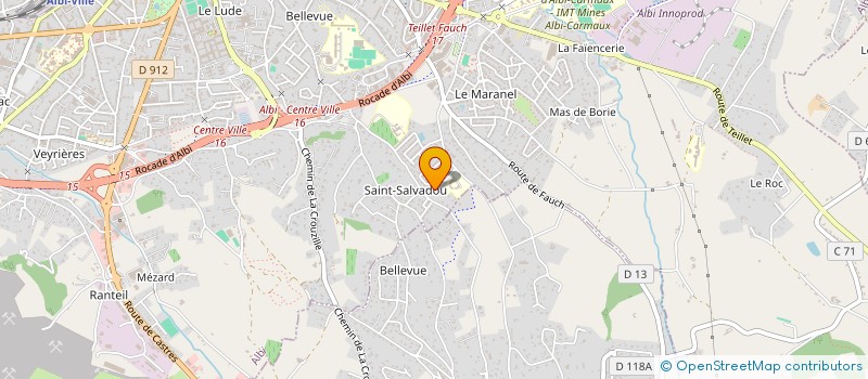 localisation de l'entreprise AB PARK  ALBI