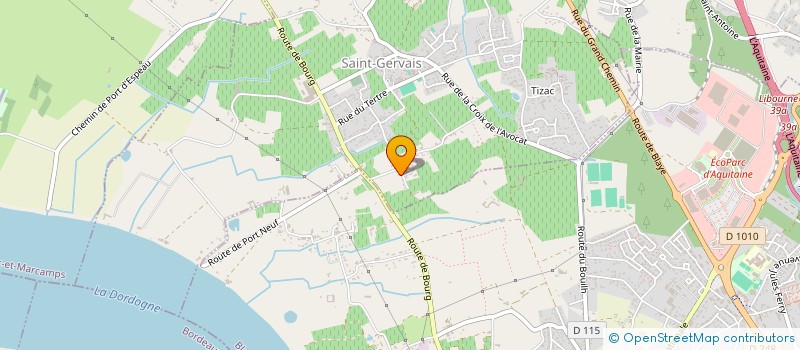 localisation de l'entreprise AB PARTENAIRE RENOVATION  SAINT-GERVAIS