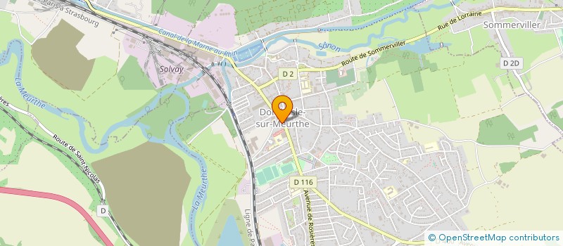 localisation de l'entreprise AB PARTENAIRES  VARANGEVILLE