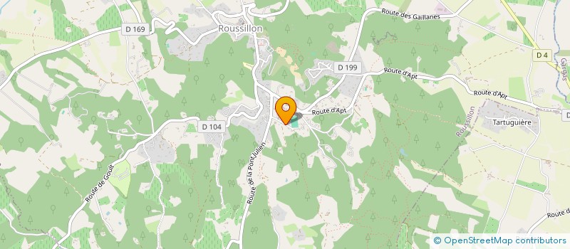 localisation de l'entreprise AB PARTICIPATIONS  GORDES