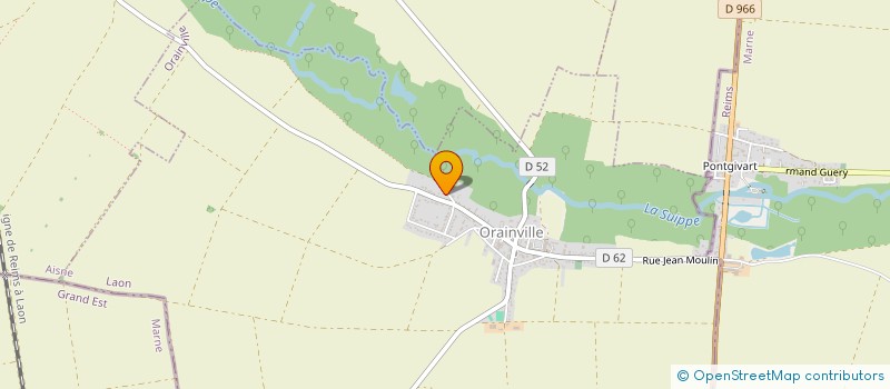 localisation de l'entreprise AB PEINTURE  ORAINVILLE
