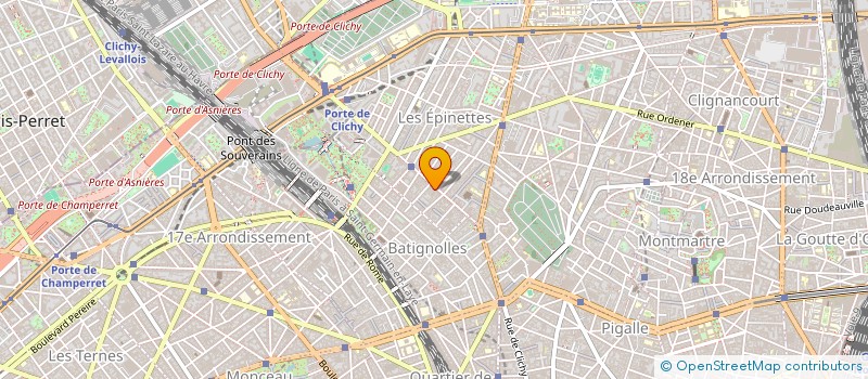 localisation de l'entreprise AB PERFORMANCE  PARIS 17