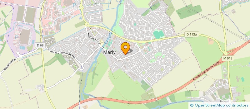 localisation de l'entreprise AB PETITS TRAVAUX ET SERVICES  MARLY