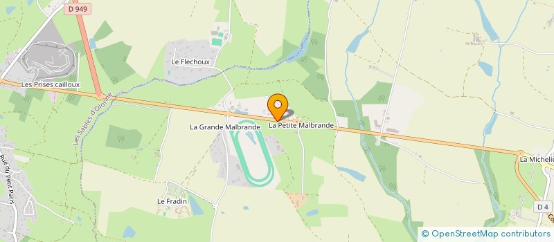 localisation de l'entreprise AB PISCINES 85  TALMONT-SAINT-HILAIRE