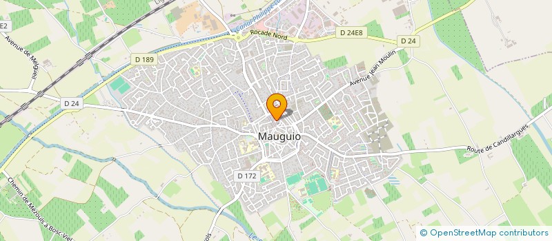 localisation de l'entreprise AB PIZZA  MAUGUIO