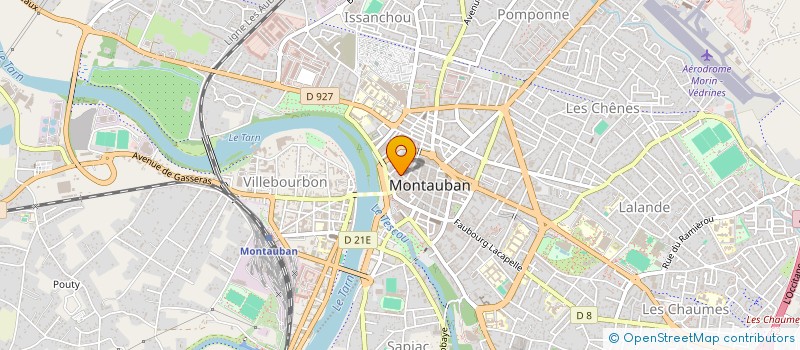 localisation de l'entreprise AB PLATRERIE à MONTAUBAN
