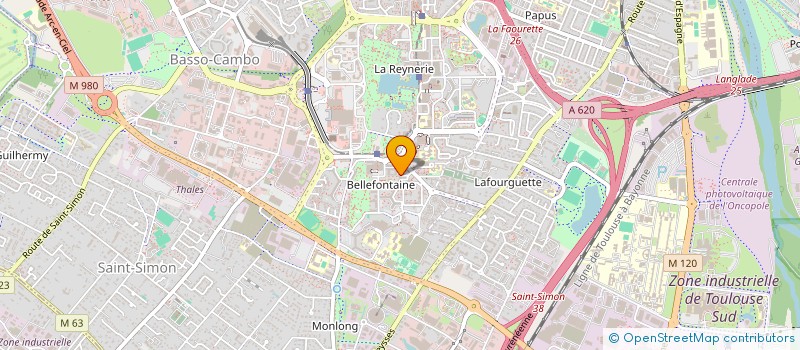 localisation de l'entreprise AB PLATRERIE à TOULOUSE