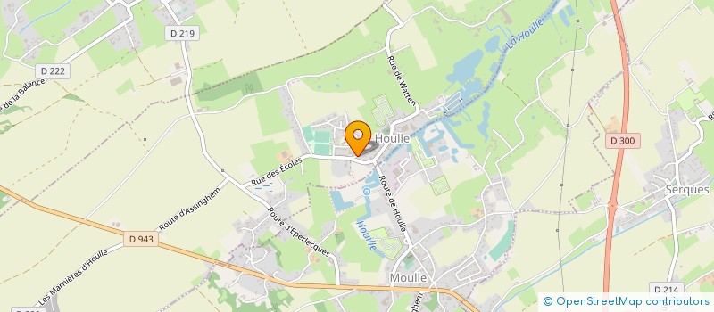 localisation de l'entreprise AB PLATRERIE  HOULLE