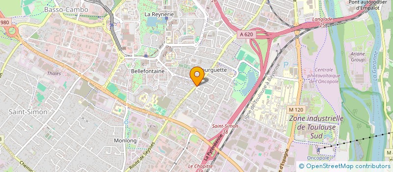 localisation de l'entreprise AB PLATRERIE  TOULOUSE