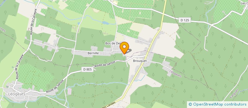 localisation de l'entreprise AB PLOMBERIE  SAUTERNES