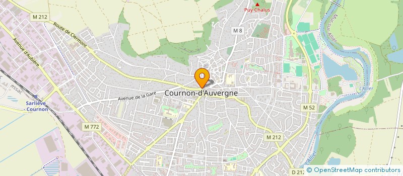 localisation de l'entreprise AB PLUS L'ECOLE DE CONDUITE à COURNON-D'AUVERGNE