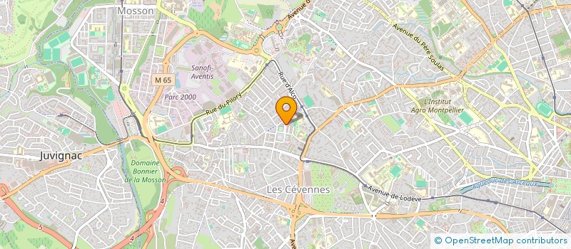 localisation de l'entreprise AB POINT CHAUD à MONTPELLIER