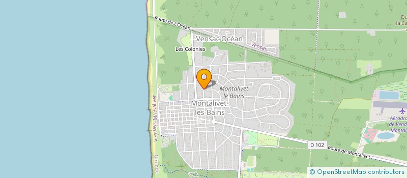 localisation de l'entreprise AB POINT CONCEPT  VENDAYS-MONTALIVET