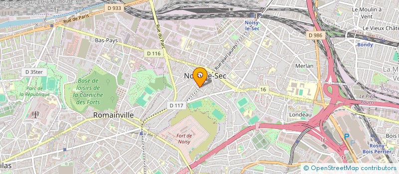 localisation de l'entreprise AB PRESSING à NOISY-LE-SEC