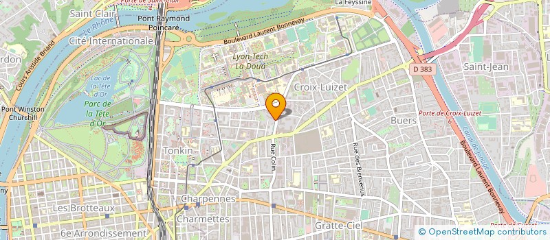 localisation de l'entreprise AB PRESTALEC  VILLEURBANNE