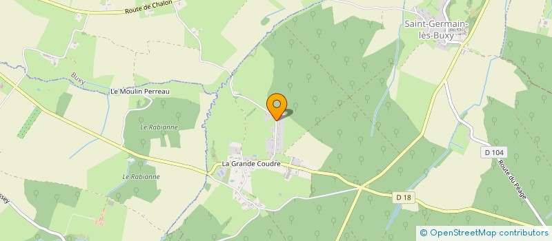 localisation de l'entreprise AB PRESTAS  SAINT-GERMAIN-LES-BUXY