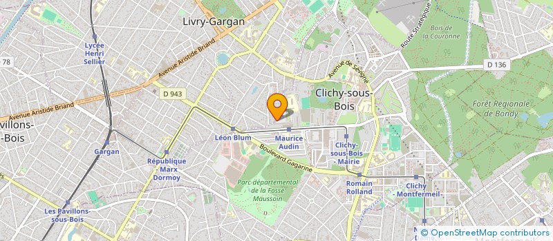 localisation de l'entreprise AB PRESTIGE à LIVRY-GARGAN