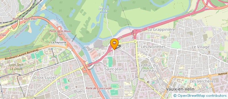 localisation de l'entreprise AB PRO à VILLEURBANNE