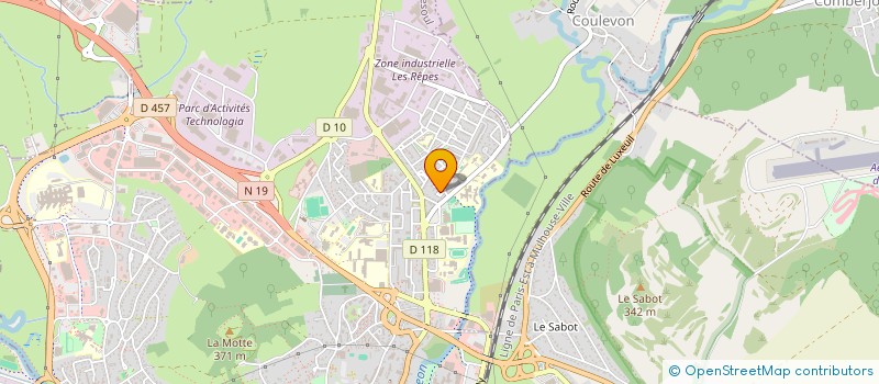 localisation de l'entreprise AB PRO BATIMENT  VESOUL