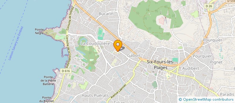 localisation de l'entreprise AB PRO RENOVATION à SIX-FOURS-LES-PLAGES