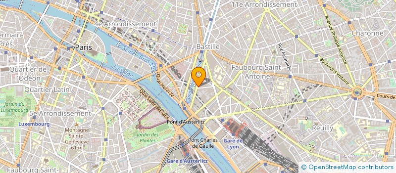 localisation de l'entreprise AB PROD à PARIS