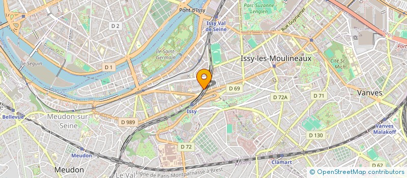 localisation de l'entreprise AB-PROGRESS à ISSY-LES-MOULINEAUX
