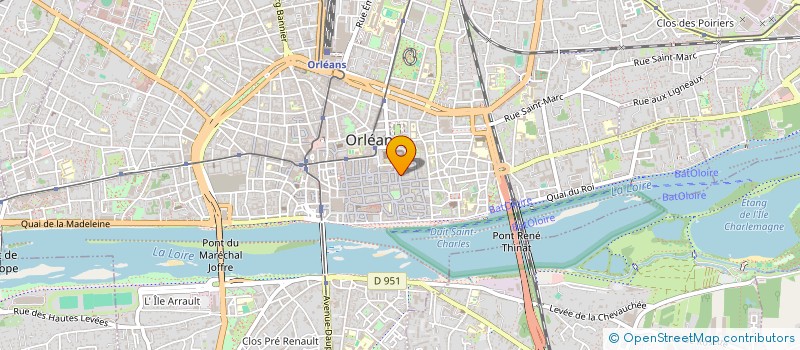 localisation de l'entreprise AB PROMOTION à ORLEANS