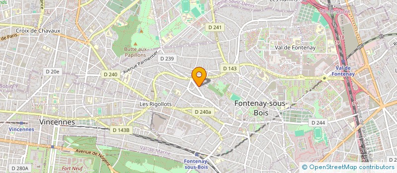localisation de l'entreprise AB PROMS à FONTENAY-SOUS-BOIS