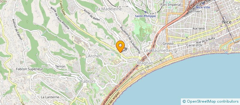 localisation de l'entreprise AB PROREGARD à NICE
