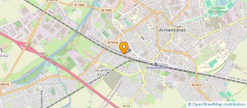 localisation de l'entreprise AB PROTECT  ARMENTIERES
