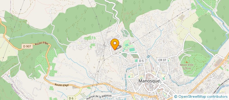 localisation de l'entreprise AB PROVENCE à MANOSQUE