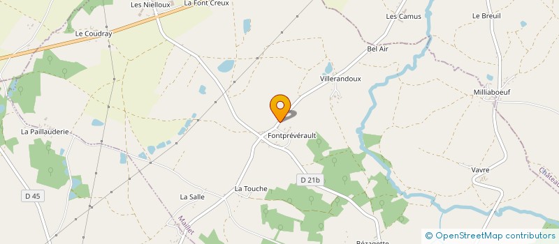 localisation de l'entreprise AB RACING à MAILLET