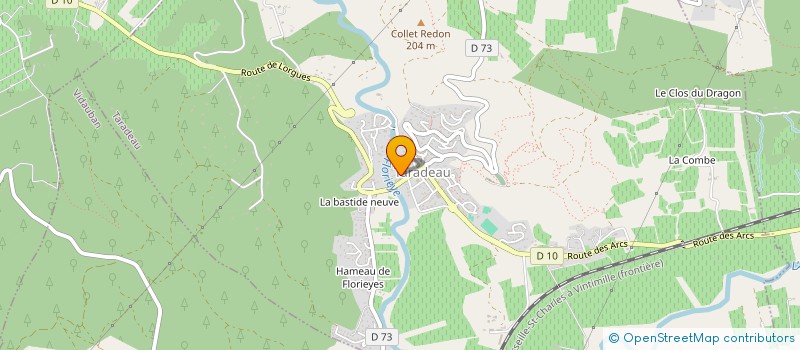 localisation de l'entreprise AB RAMONAGE  TARADEAU